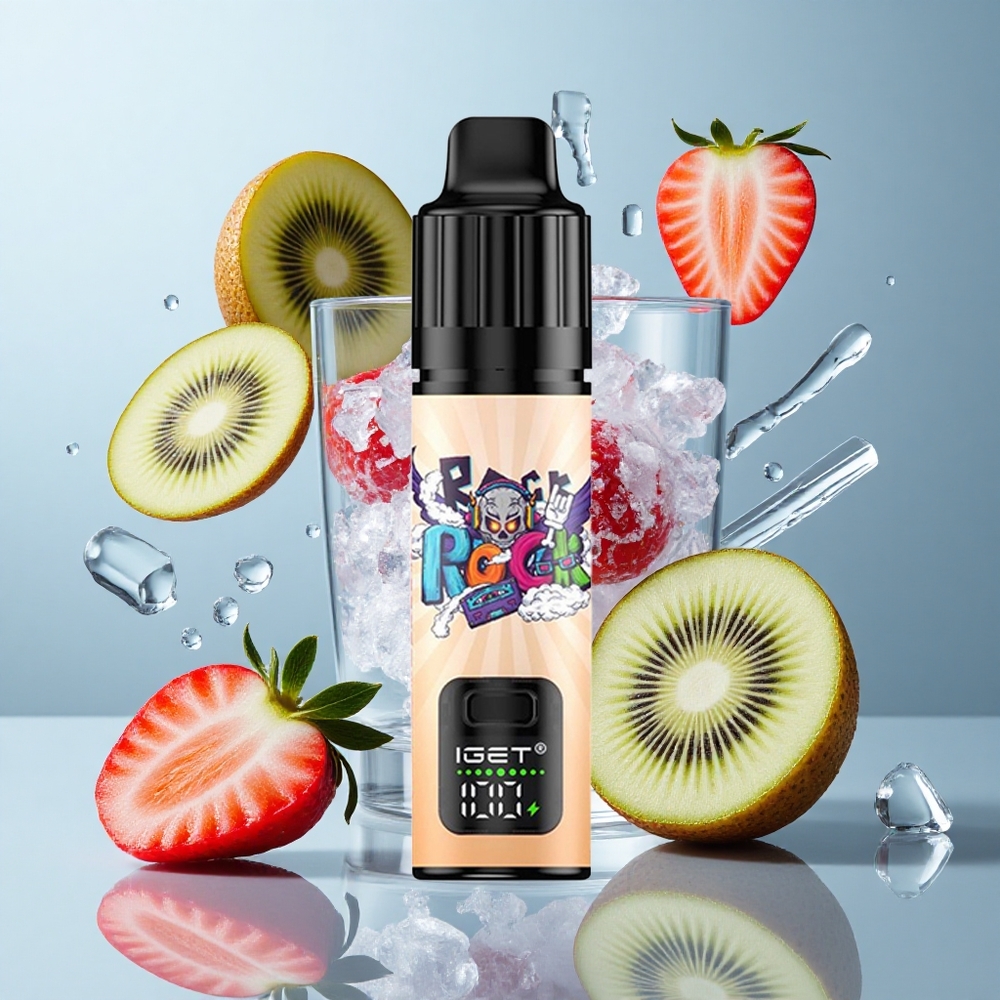 IGET BAR PLUS S3 POD 10000 Puffs Strawberry Kiwi Ice 18ml Disposable Vape