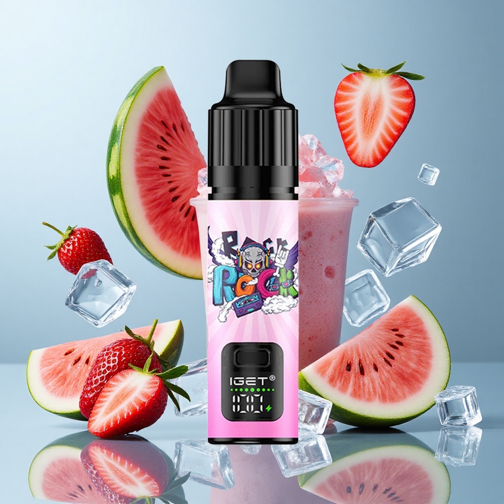 IGET BAR PLUS S3 POD 10000 Puffs Strawberry Watermelon Ice 18mL E-liquid Disposable Vape