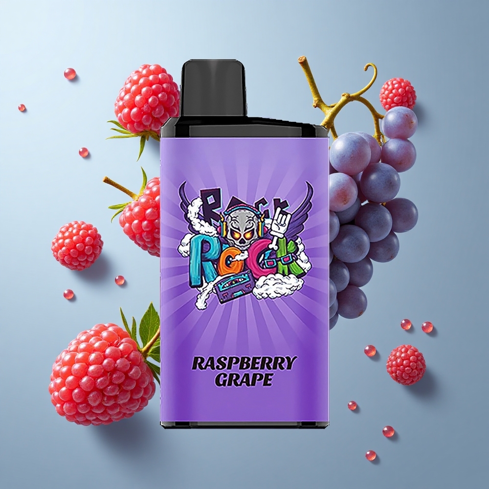 IGET Bar Pro 10000 Puffs Disposable Vape with 2000mAh Battery Raspberry Grape