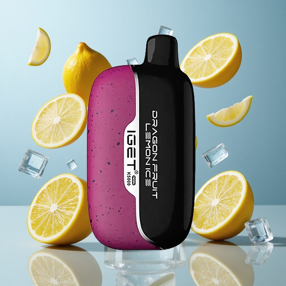 IGET Moon K5000 Disposable Vape Dragon Fruit Lemon Ice – 5000 Puffs, 81.5g