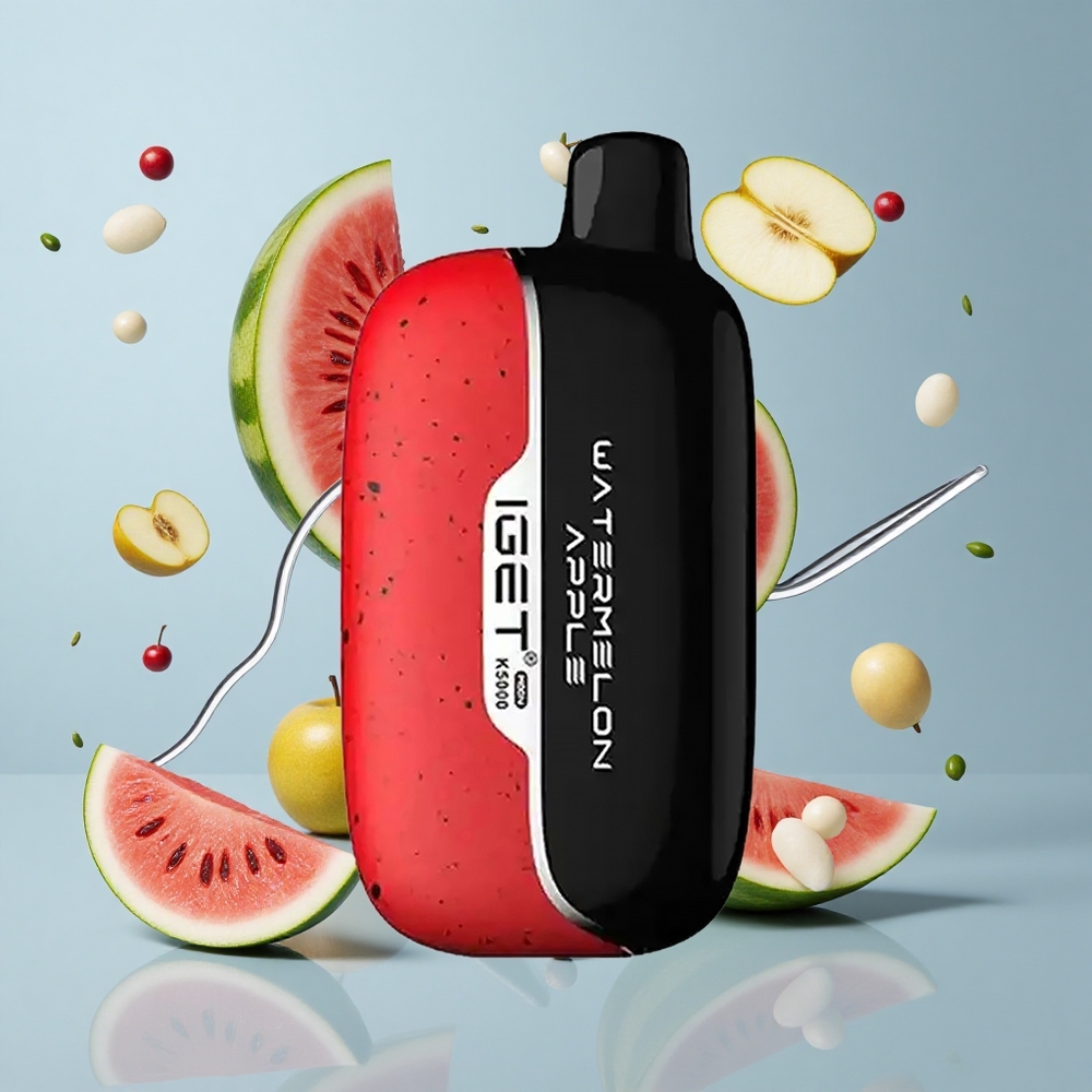 IGET Moon K5000 Puffs Disposable Vape Watermelon Apple – 81.5g Ultra-Lightweight