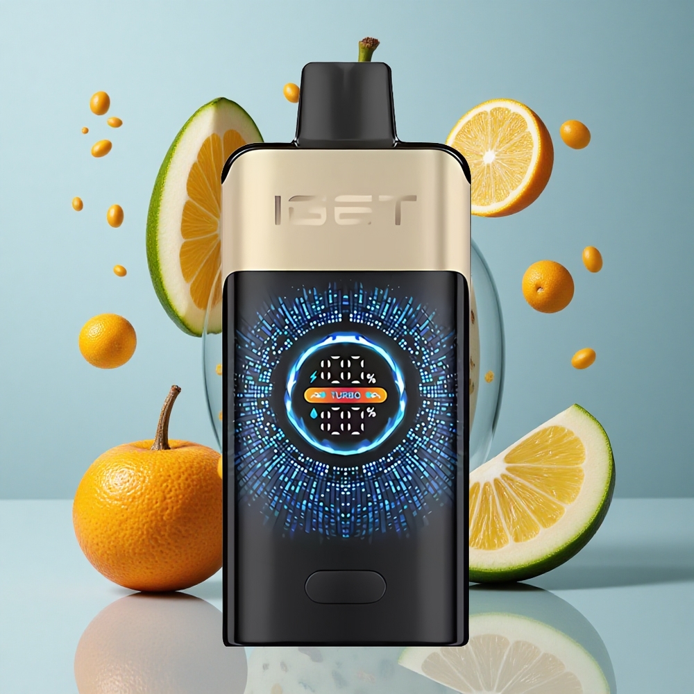 IGET ONE 12000 Puffs Disposable Vape Tropical Orange Monster with Large Curved Color Screen