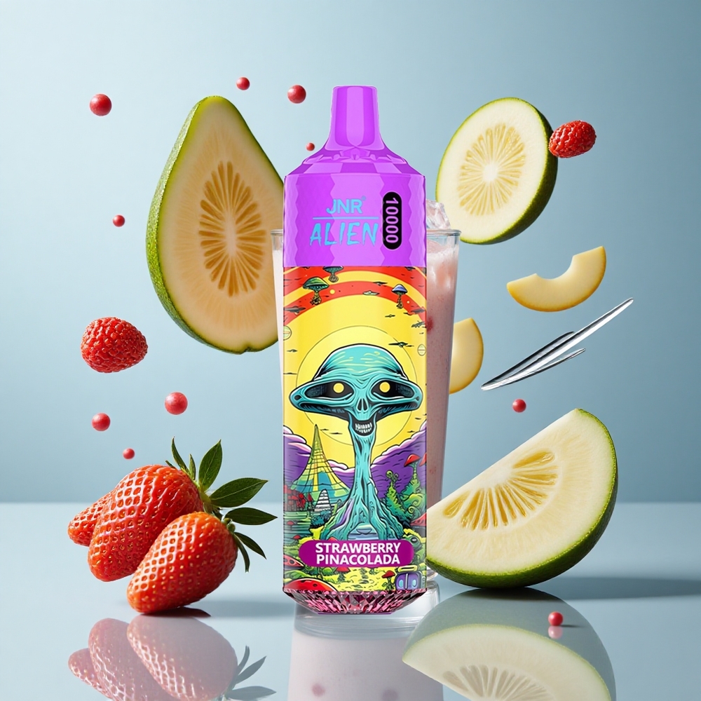 JNR Alien 10000 Puffs 850mAh RGB Strawberry Pina Colada