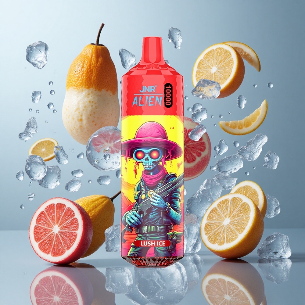 JNR Alien 10000 Puffs Disposable Vape Lush Ice with 850mAh Battery & RGB Lights