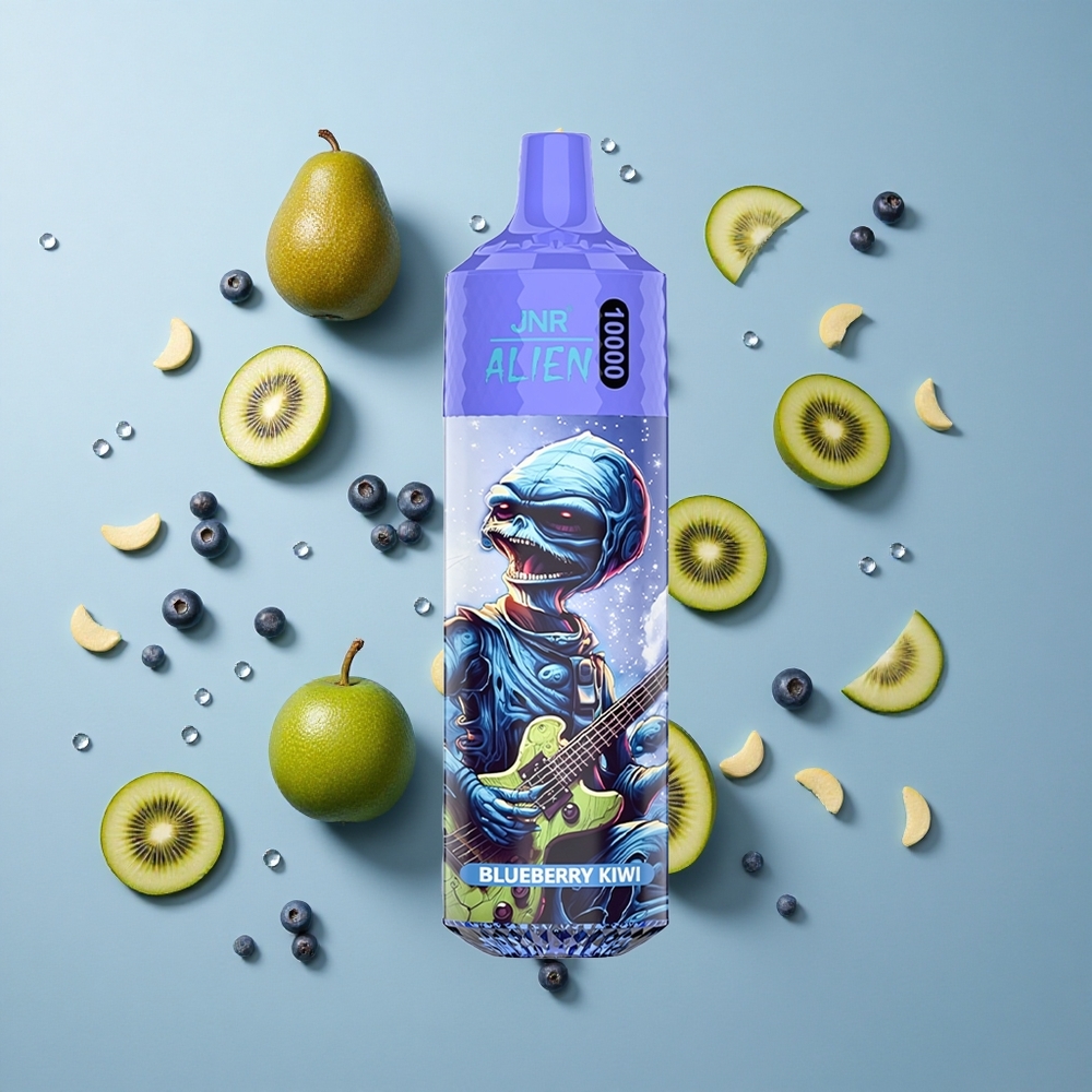 JNR Alien 10000 Puffs LED RGB Disposable Vape Blueberry Kiwi 850mAh