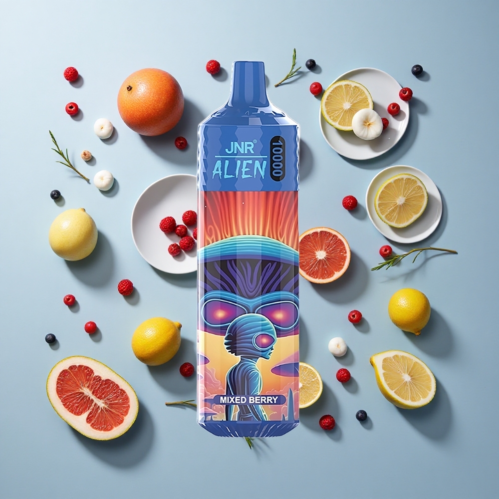 JNR Alien 10000 Puffs Mixed Berry with 850mAh Battery & RGB Lights