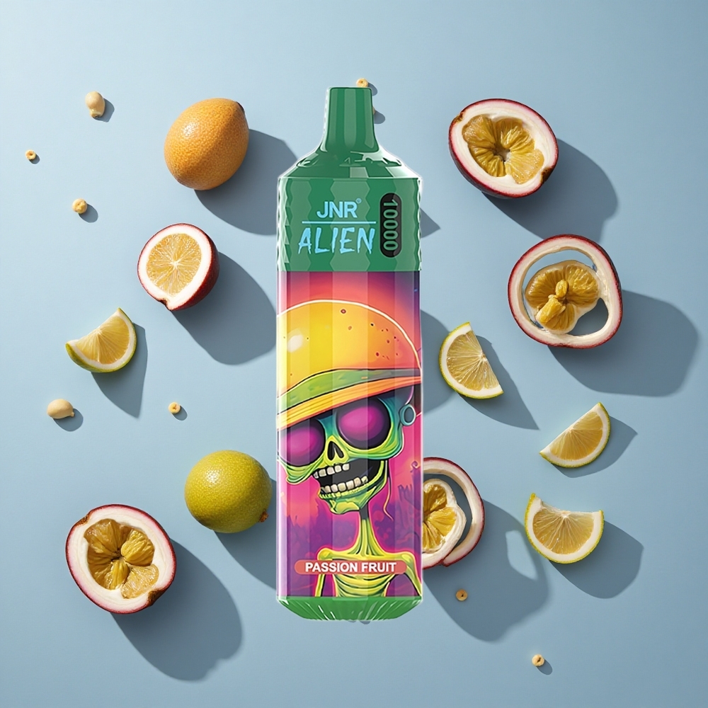 JNR Alien 10000 Puffs Passion Fruit with RGB LED & 850mAh Battery