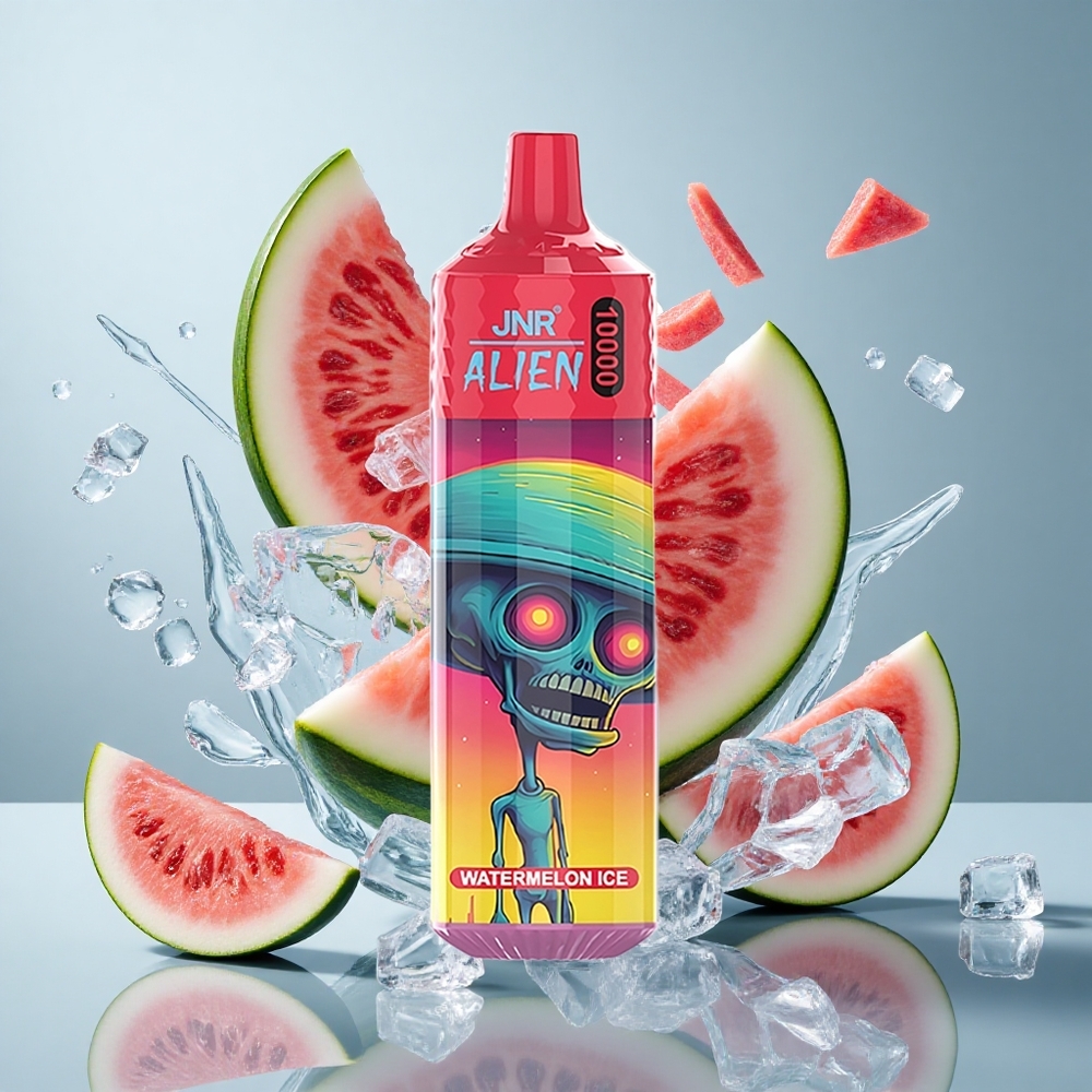 JNR Alien 10000 Puffs Watermelon Ice with RGB LED & 850mAh Battery