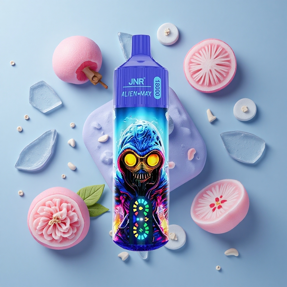 JNR Alien Max 18000 Puffs Dual Mesh Blueberry Bubblegum