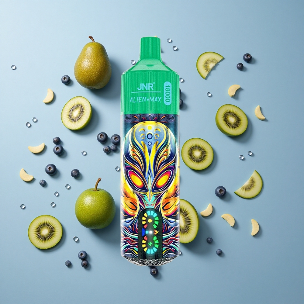 JNR Alien Max 18000 Puffs Dual Mesh Blueberry Kiwi