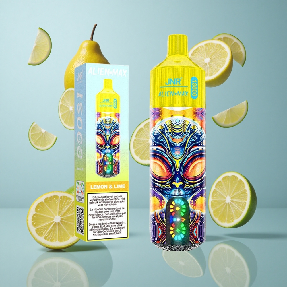 JNR Alien Max 18000 Puffs Dual Mesh Lemon & Lime Disposable Vape