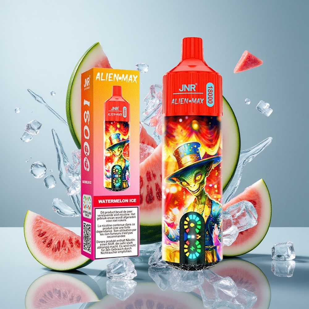 JNR Alien Max 18000 Puffs Smart LED Dual Mesh Watermelon Ice