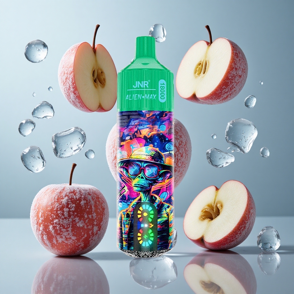 JNR Alien Max 18000 Puffs Smart LED Frozen Apple