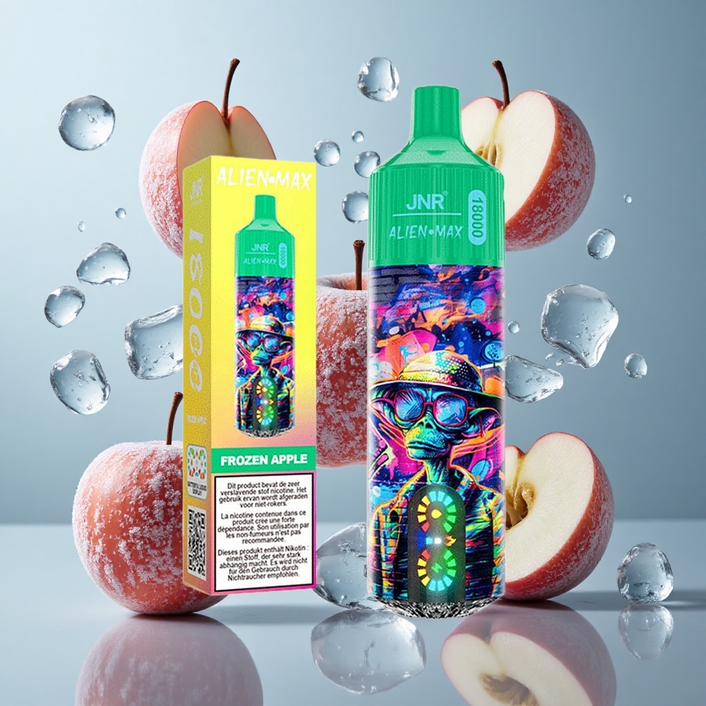 JNR Alien Max 18000 Puffs Smart LED Frozen Apple
