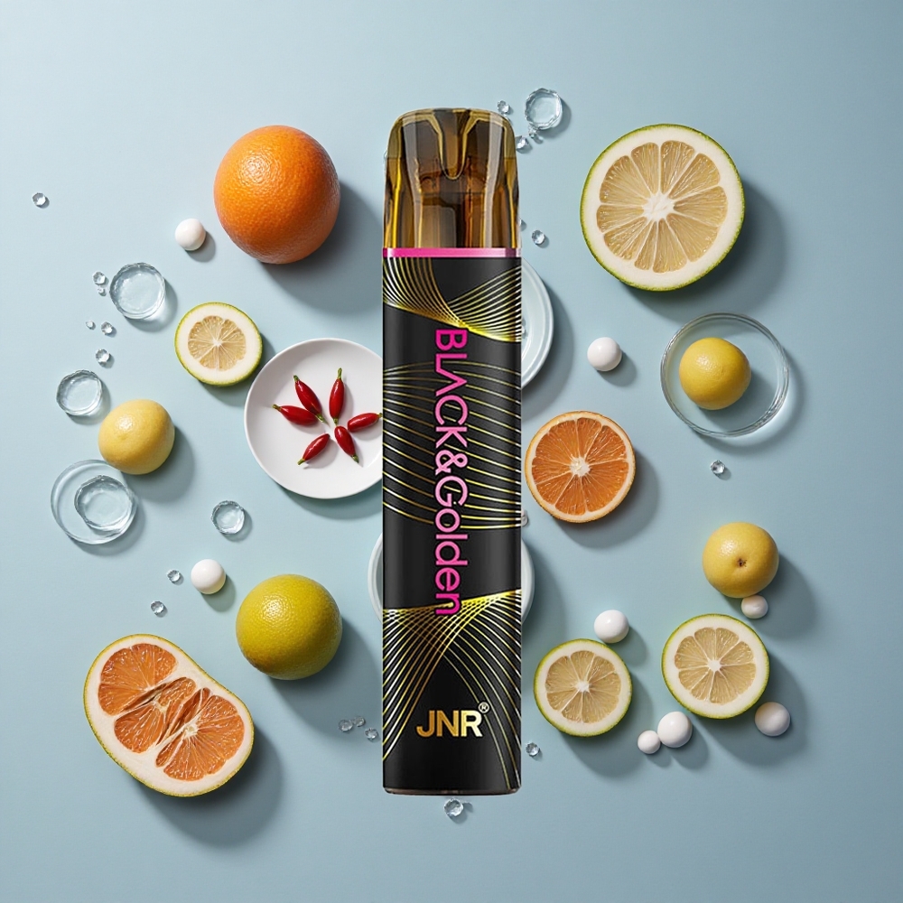 JNR Black&Golden 800 Puffs Disposable Vape 550mAh 2% Nicotine