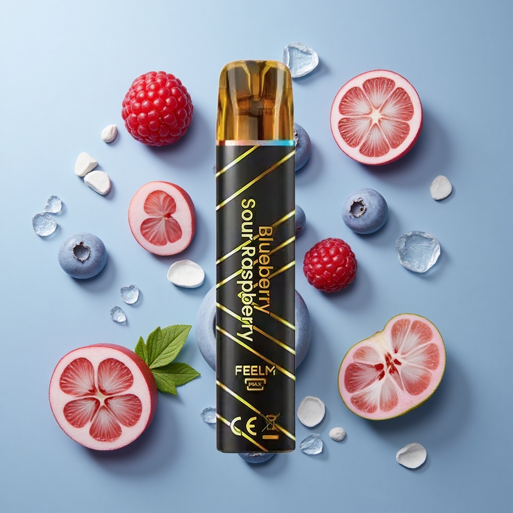 JNR Black&Golden 800 Puffs Disposable Vape Blueberry Sour Raspberry 550mAh