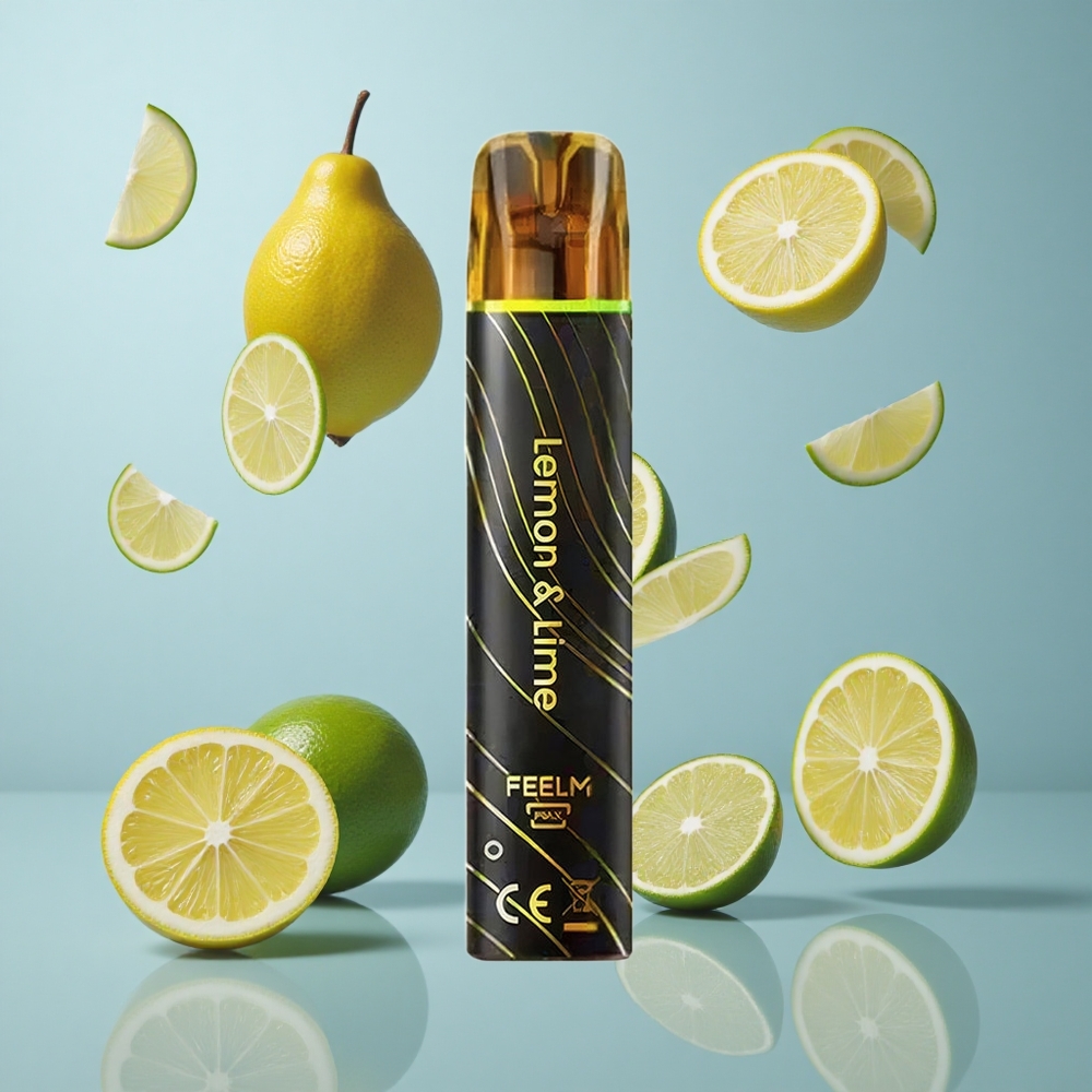 JNR Black&Golden 800 Puffs Disposable Vape Lemon & Lime 550mAh