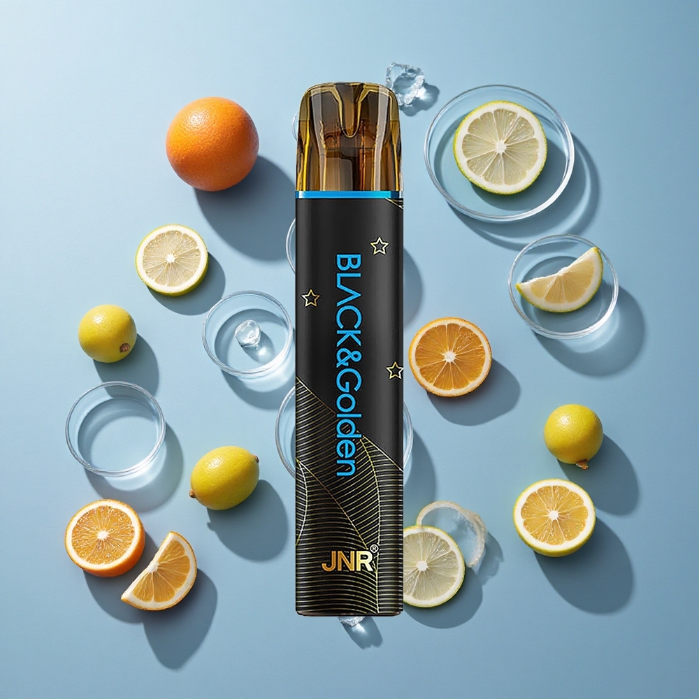 JNR Black&Golden 800 Puffs Disposable Vape Mr Blue 550mAh