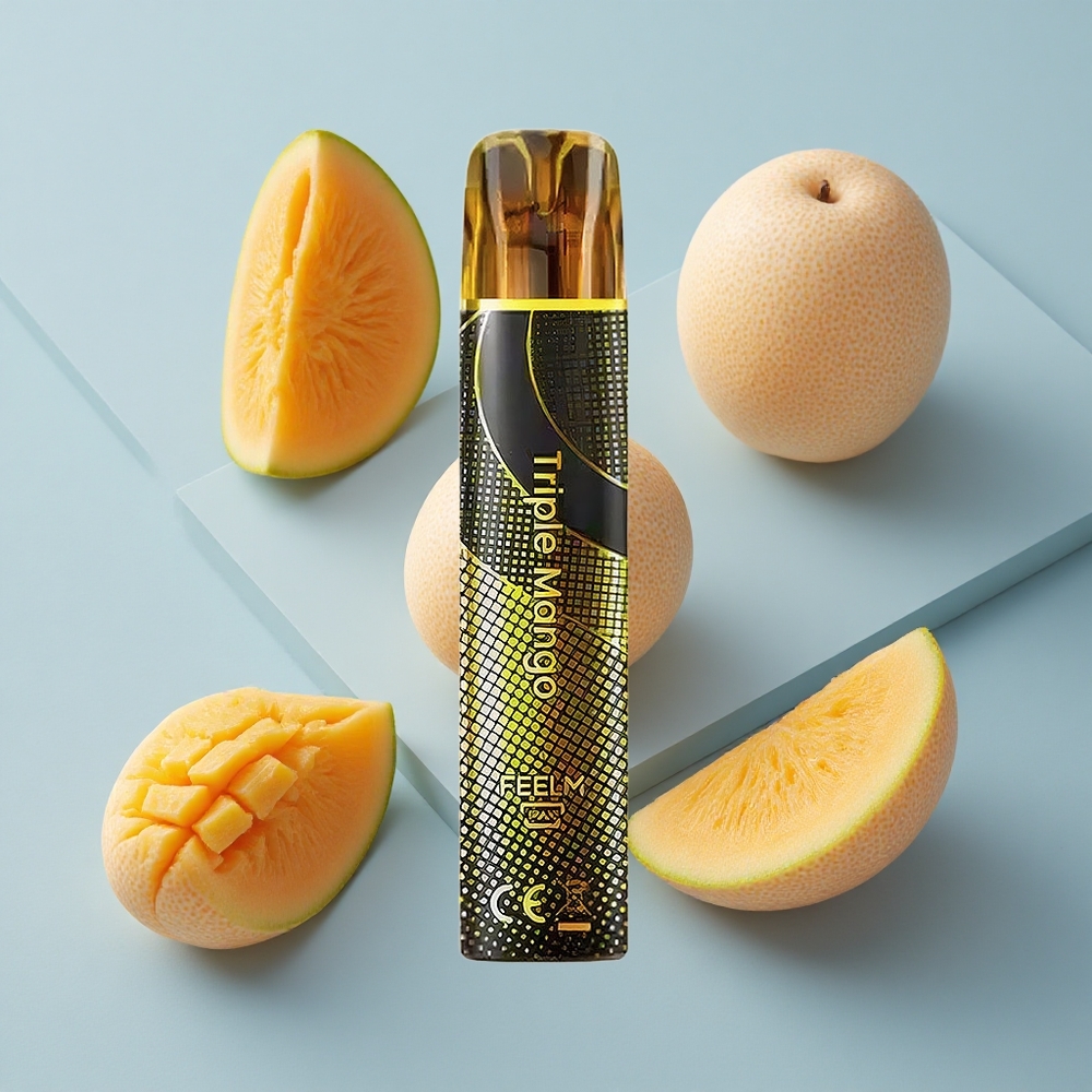 JNR Black&Golden 800 Puffs Disposable Vape Triple Mango 550mAh