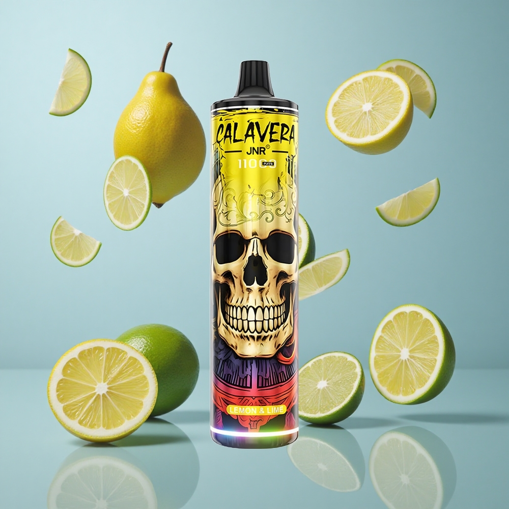 JNR Calavera 11000 Puffs Disposable Vape Lemon & Lime with Type-C Charging