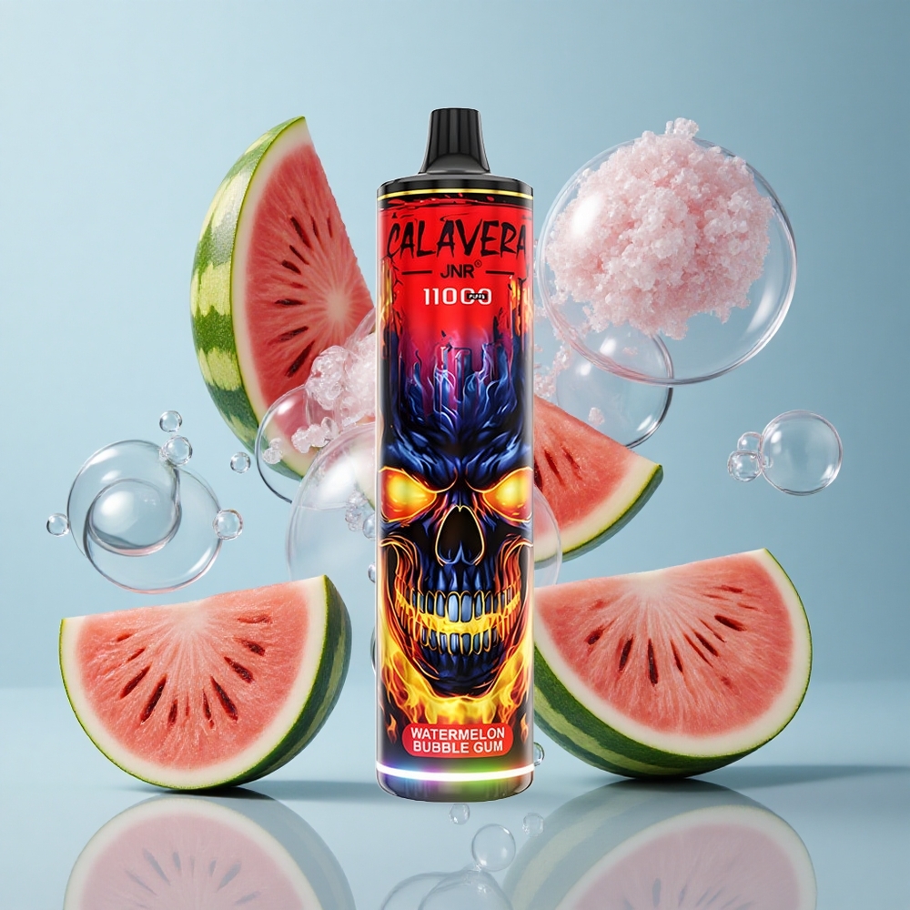JNR Calavera 11000 Puffs Disposable Vape Watermelon Bubble Gum with 850mAh Battery