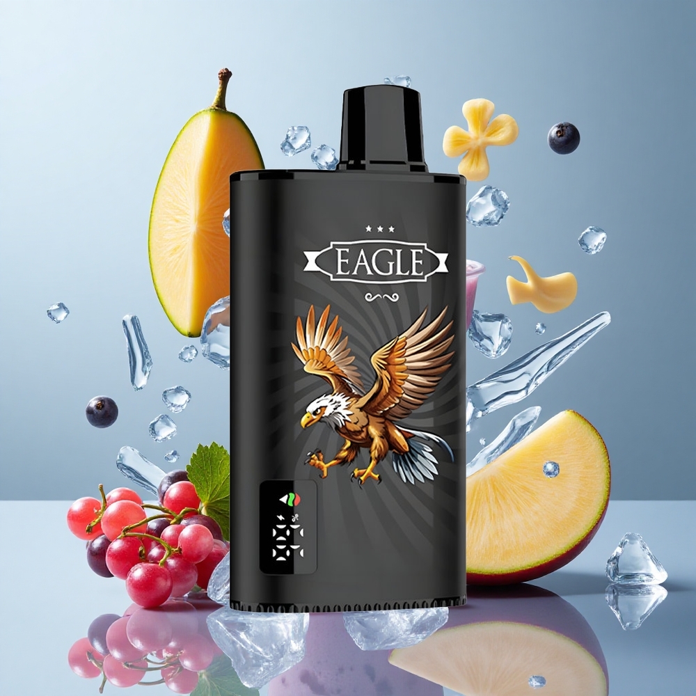 JNR EAGLE Smart 23000 Puffs Disposable Vape Blackcurrant Mango Ice with Digital Screen & Adjustable Airflow