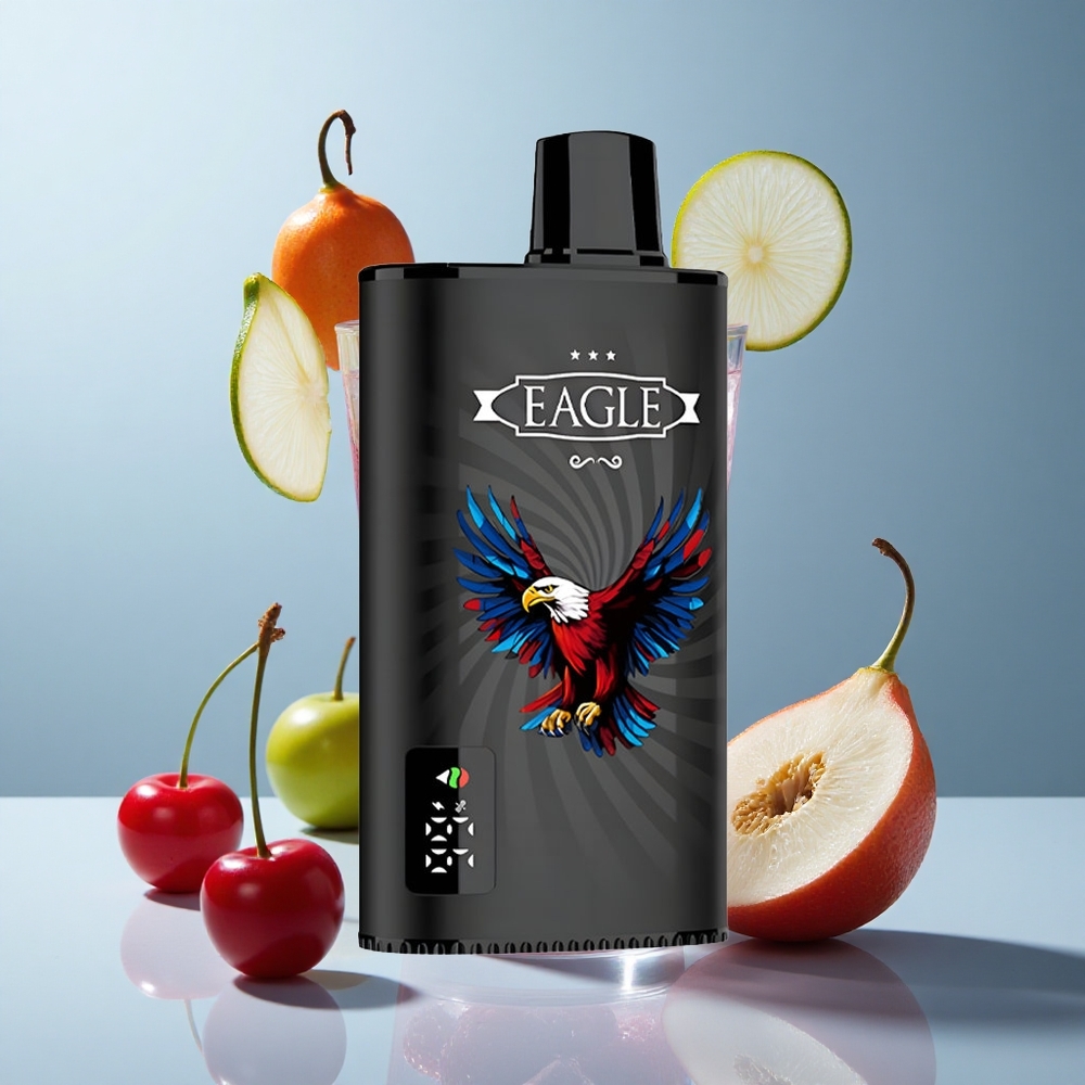 JNR EAGLE Smart 23000 Puffs Disposable Vape Cherry Cola with Digital Screen & Adjustable Airflow