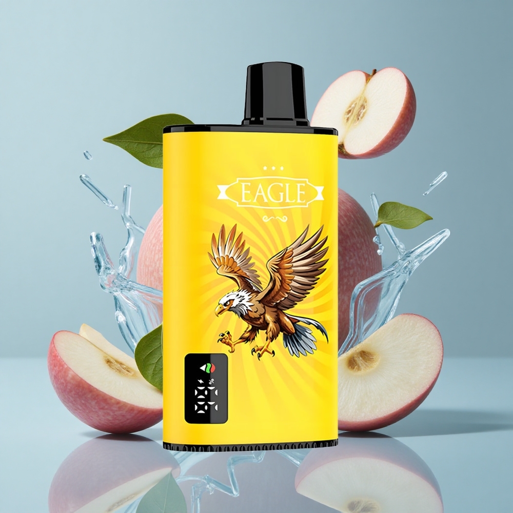 JNR EAGLE Smart 23000 Puffs Disposable Vape Double Apple with Digital Screen & Adjustable Airflow