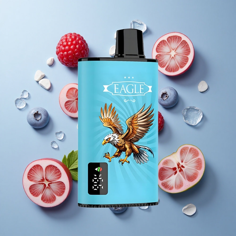 JNR EAGLE Smart 23000 Puffs Disposable Vape with Digital Screen & Adjustable Airflow Blueberry Sour Raspberry