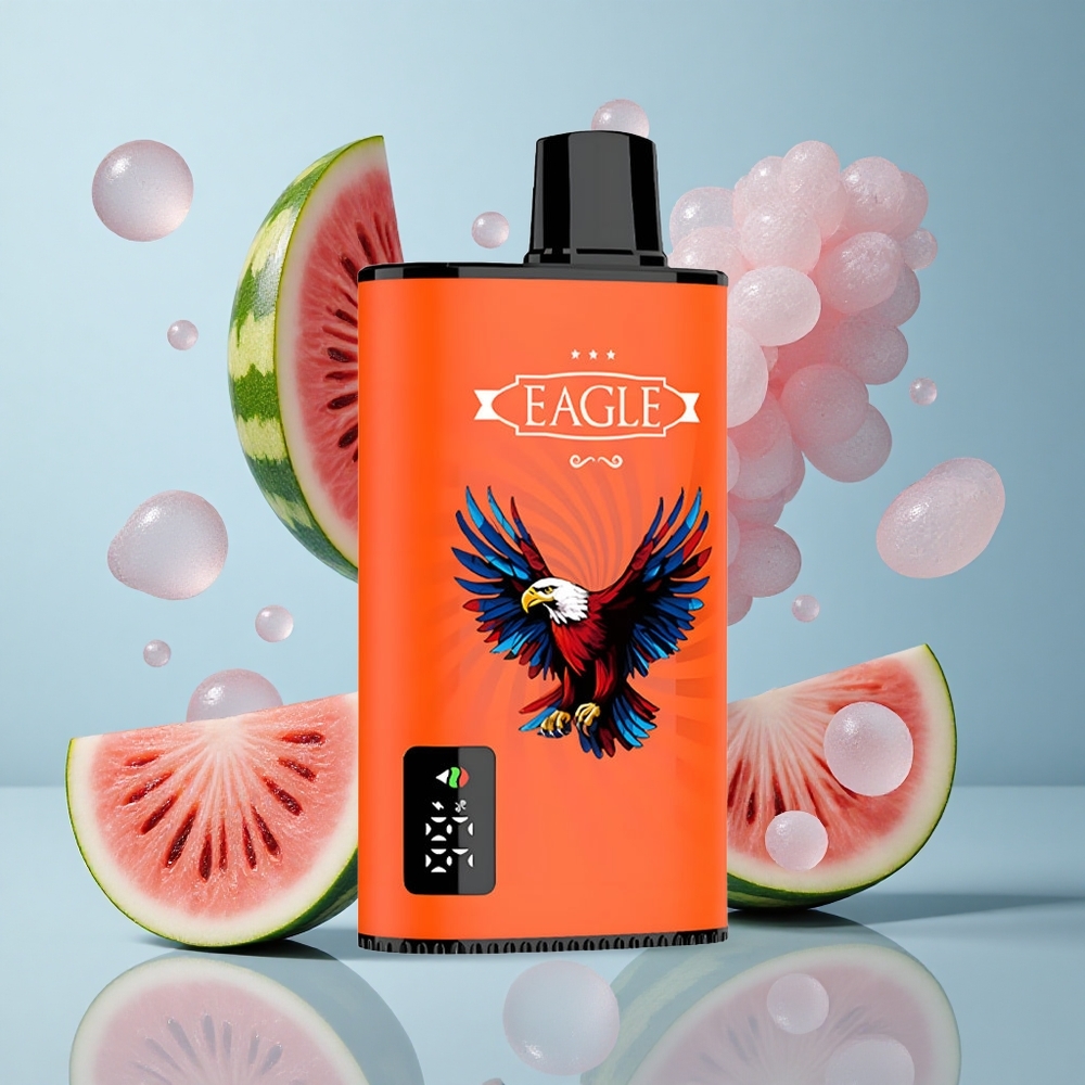 JNR EAGLE Smart 23000 Puffs Watermelon Bubblegum Disposable Vape with Digital Screen & Adjustable Airflow