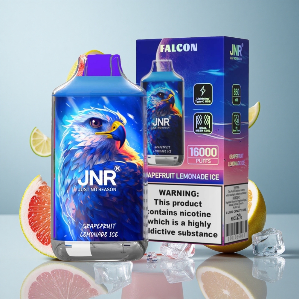 JNR Falcon 16000 Puffs Dual Mesh Grapefruit Lemonade Ice
