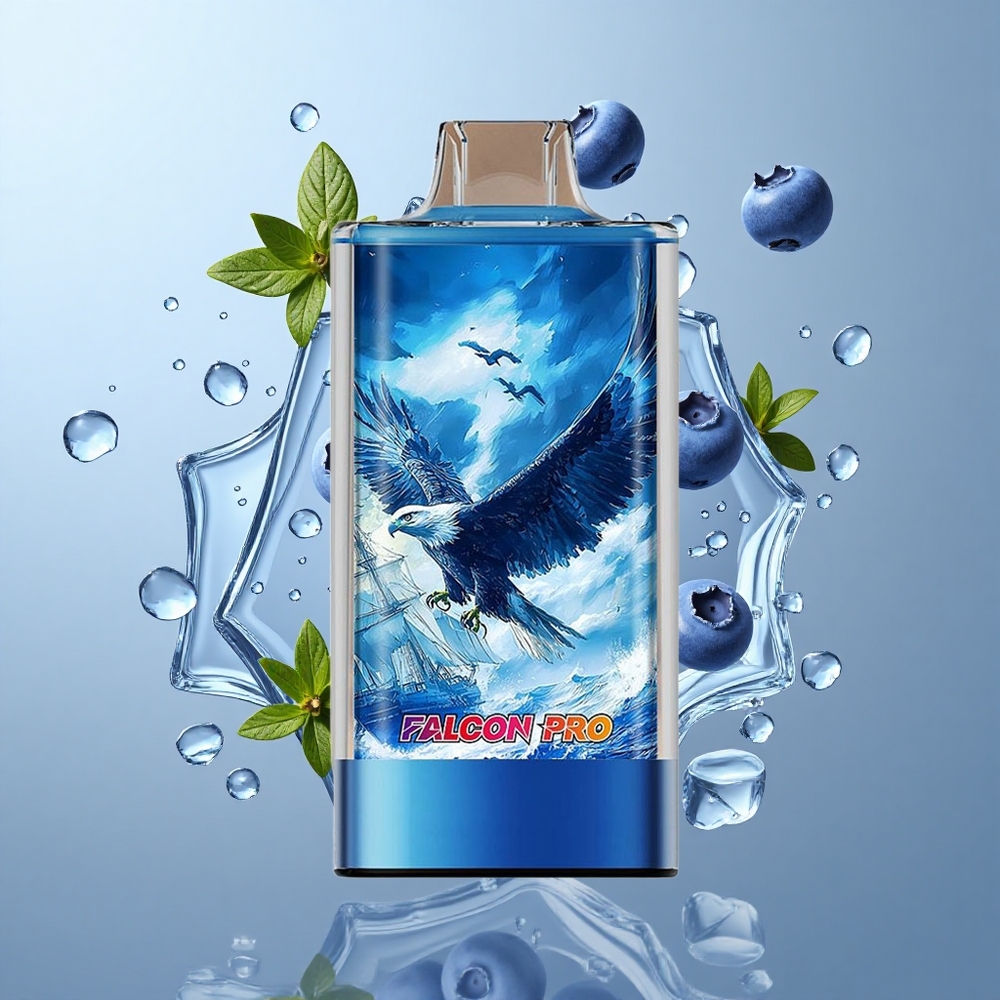 JNR Falcon Pro 28000 Disposable Vape Blueberry Ice with Smart Display