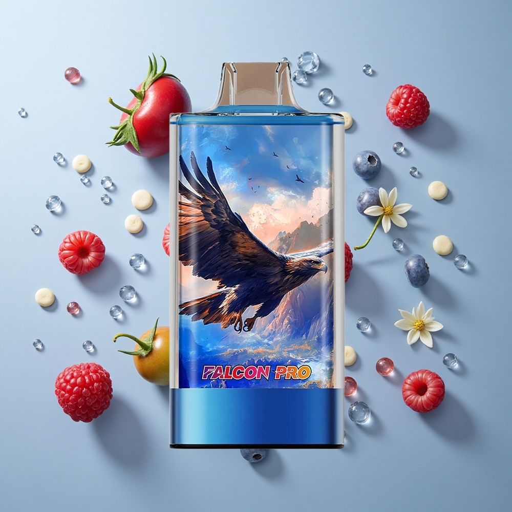 JNR Falcon Pro 28000 Disposable Vape Blueberry Raspberry Cherry with Smart Display