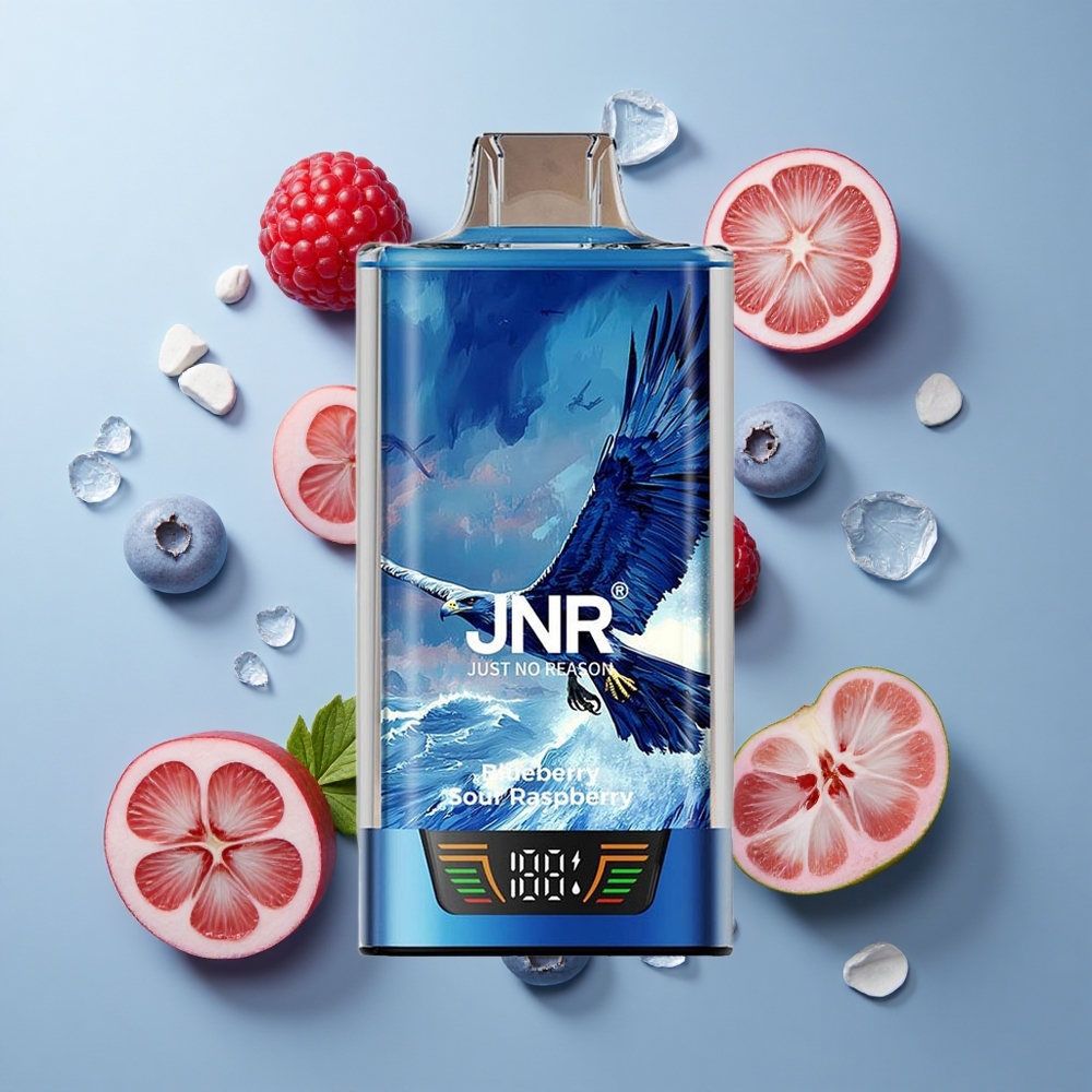 JNR Falcon Pro 28000 Disposable Vape Blueberry Sour Raspberry with Smart Display