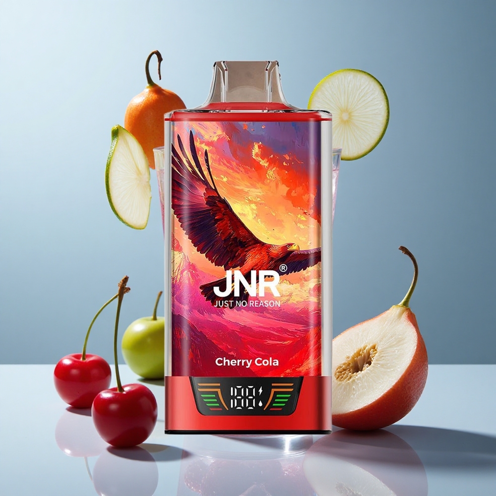 JNR Falcon Pro 28000 Disposable Vape Cherry Cola with 950mAh Battery & Dual Mesh Coil