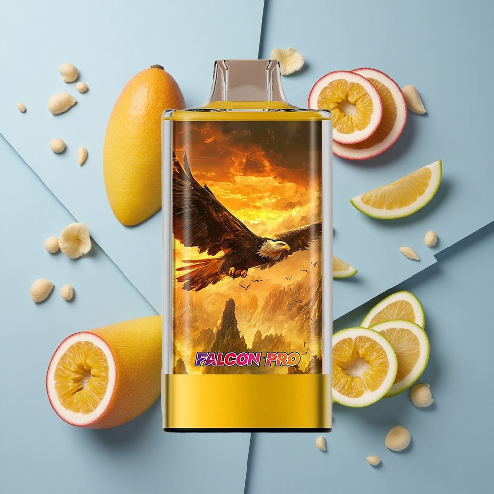 JNR Falcon Pro 28000 Disposable Vape Mango Passion Fruit with 30ml Capacity & USB-C