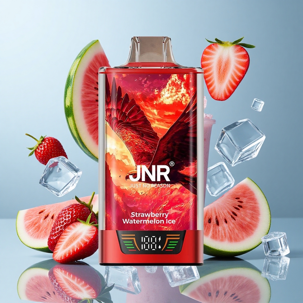 JNR Falcon Pro 28000 Disposable Vape Strawberry Watermelon Ice with 950mAh Battery