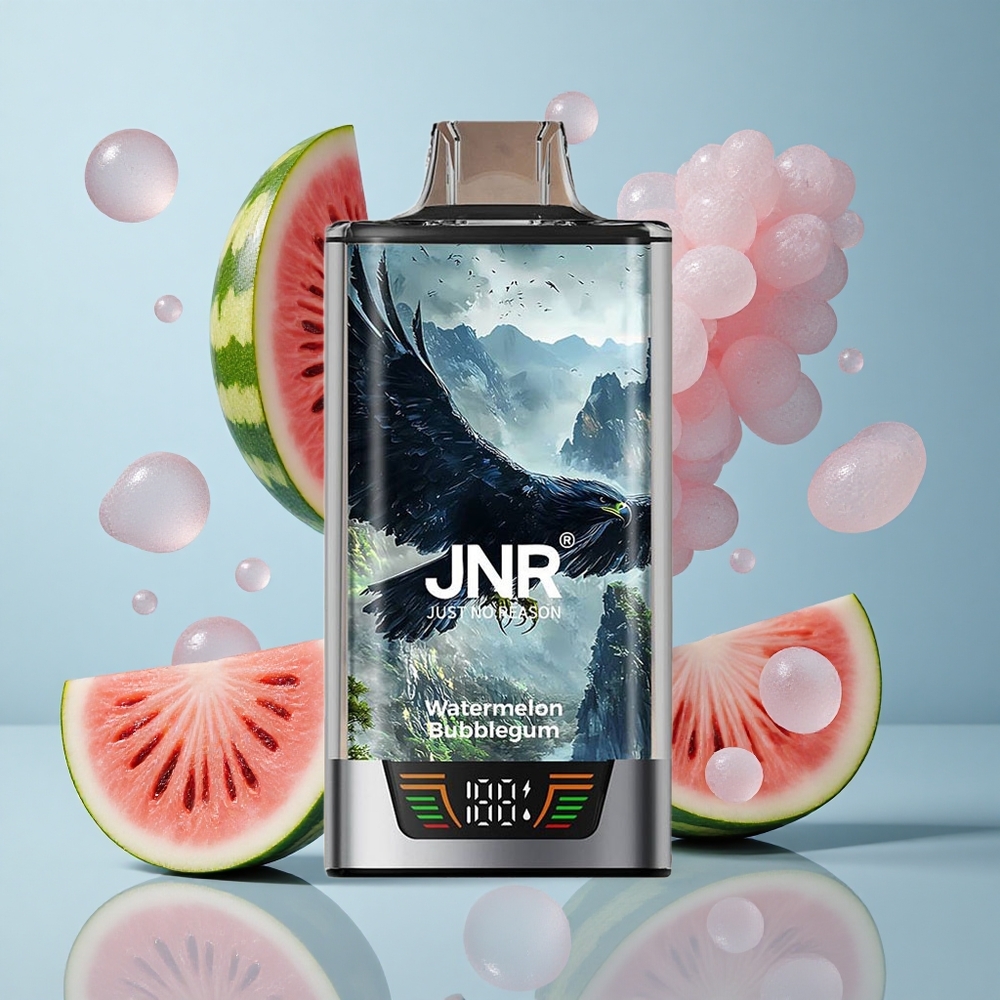 JNR Falcon Pro 28000 Disposable Vape Watermelon Bubblegum with Smart Display