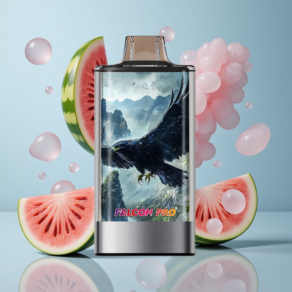 JNR Falcon Pro 28000 Disposable Vape Watermelon Bubblegum with Smart Display