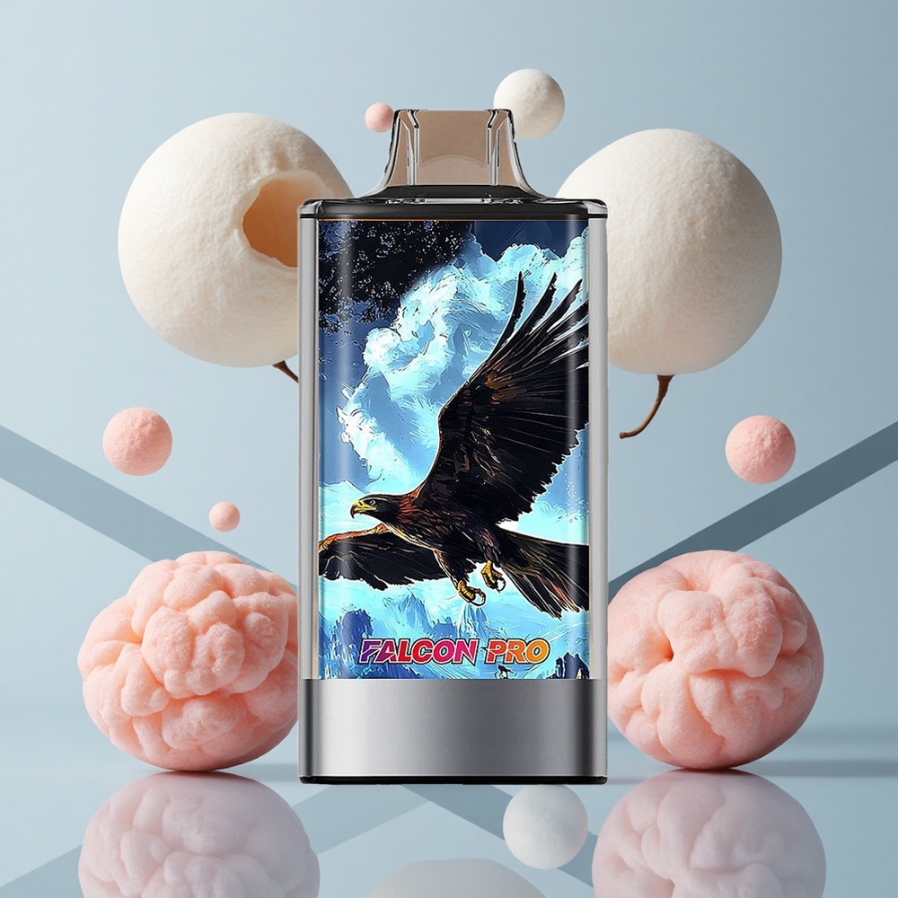 JNR Falcon Pro 28000 Disposable Vape White Peach Razz with Smart Display & USB-C Charging