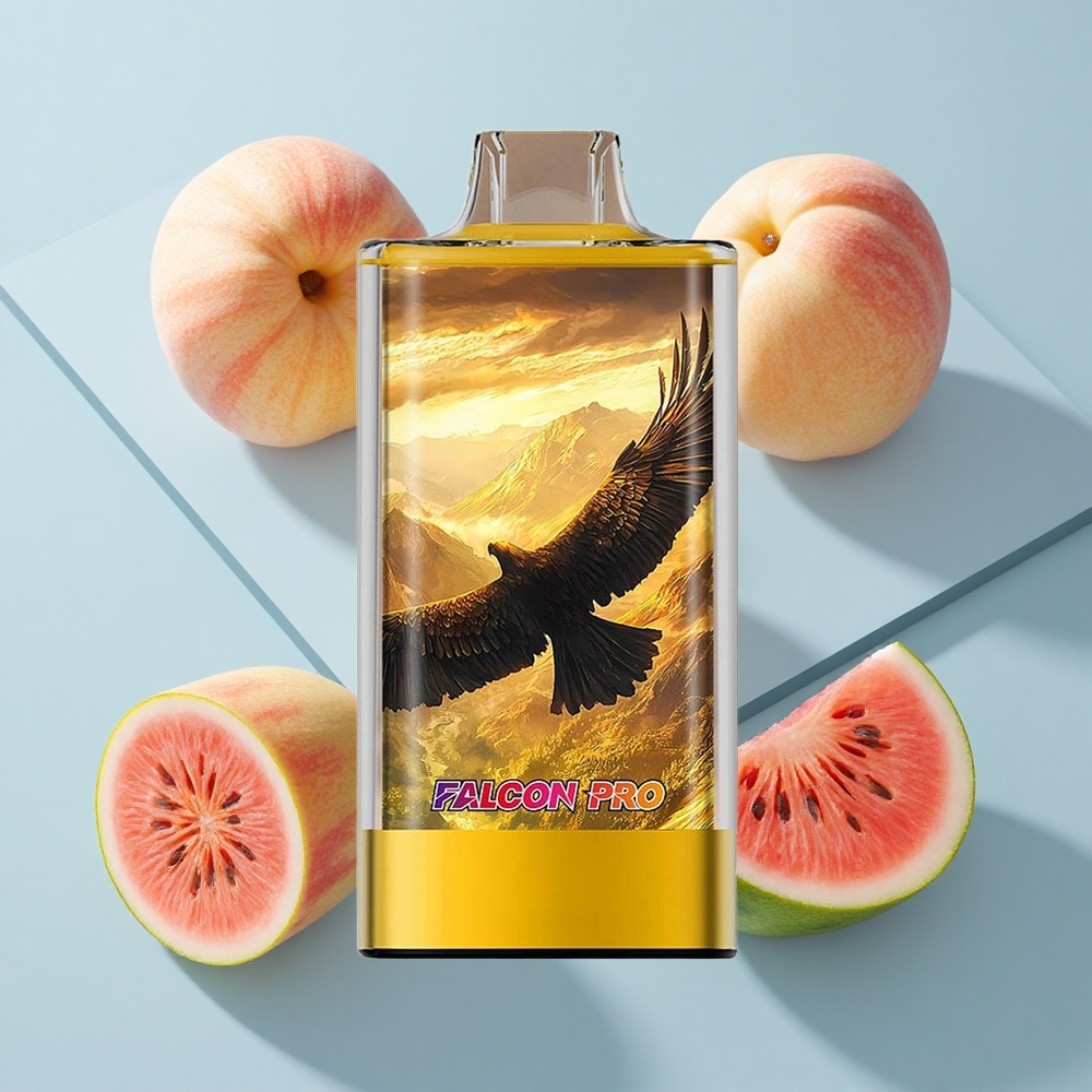 JNR Falcon Pro 28000 Peach Mango Watermelon Disposable Vape with Smart Display