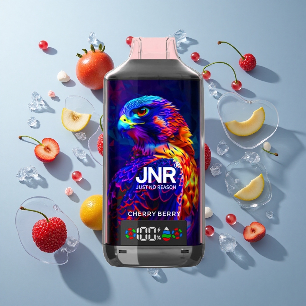 JNR Falcon X 18000 Puffs Cherry Berry Dual Mesh Coil Disposable Vape