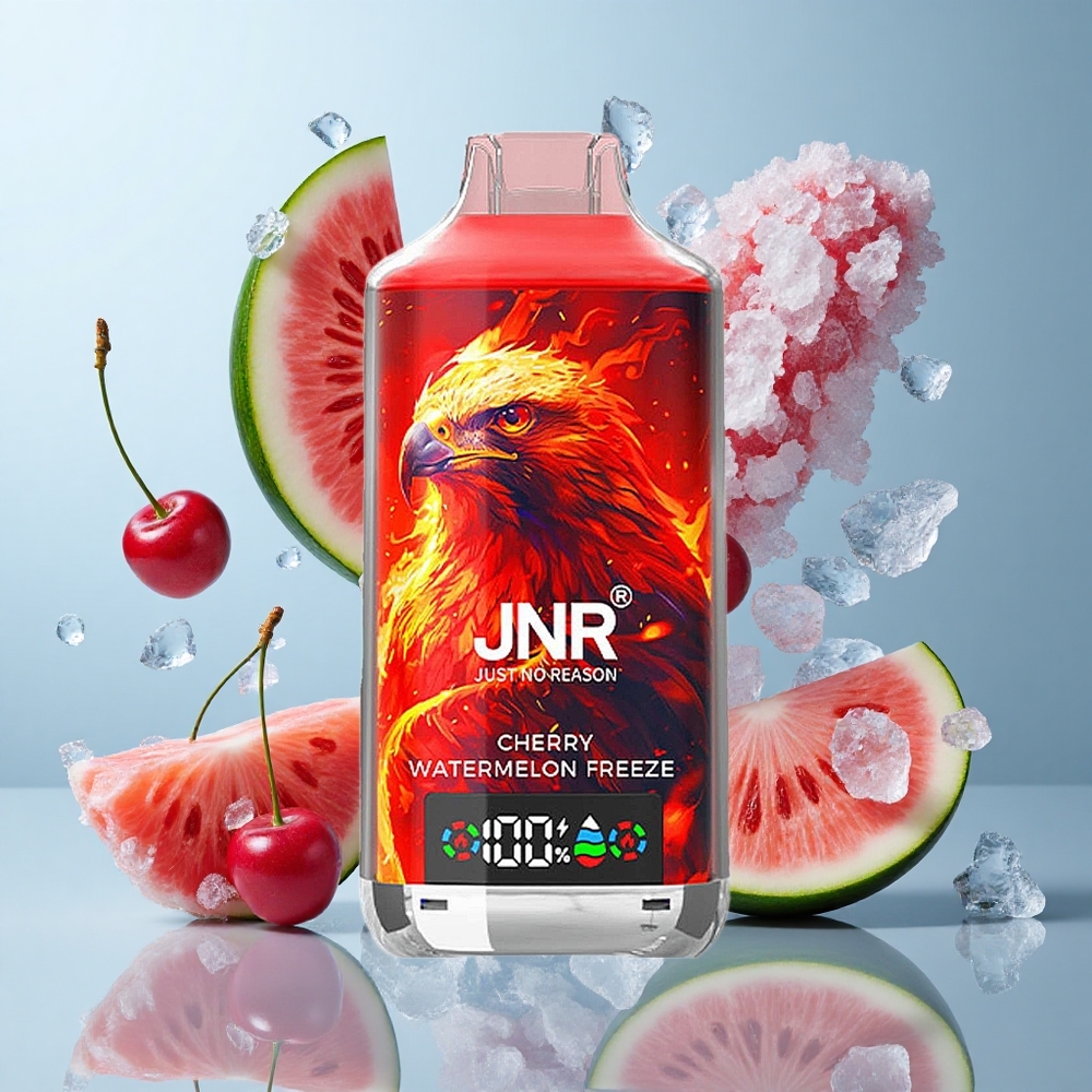 JNR Falcon X 18000 Puffs Cherry Watermelon Freeze with Dual Mesh Coil