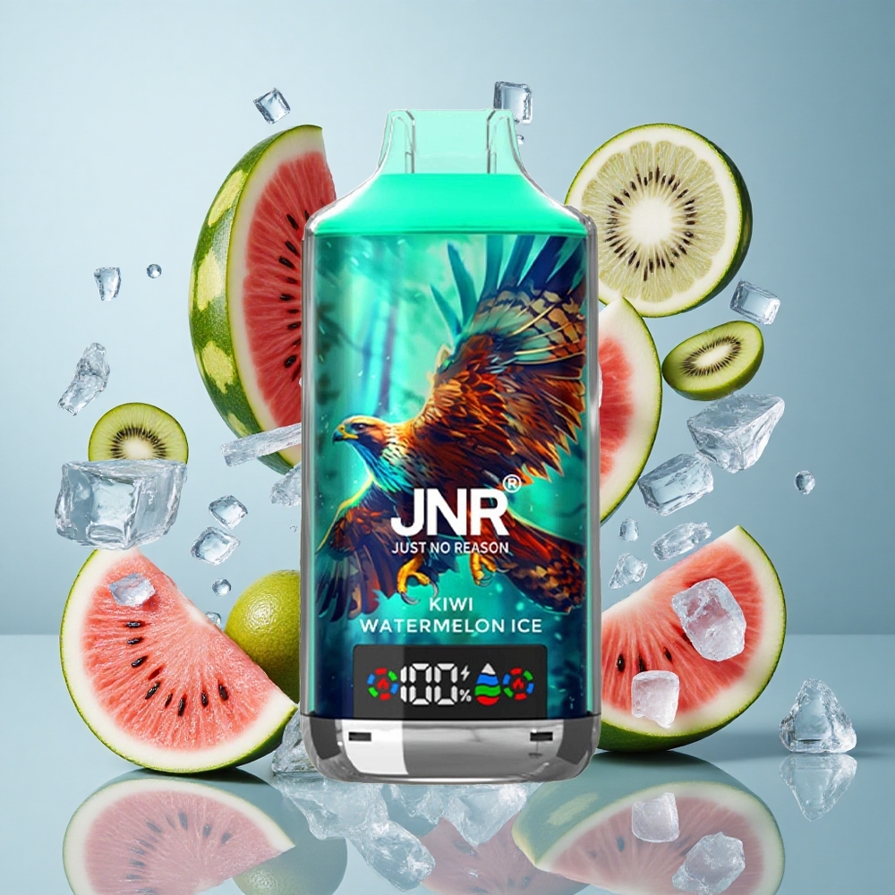 JNR Falcon X 18000 Puffs Kiwi Watermelon Ice with 24ml E-liquid & Type-C Quick Charge