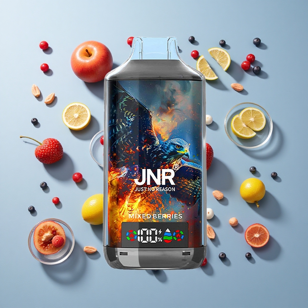 JNR Falcon X 18000 Puffs Mixed Berries Dual Mesh Coil Disposable Vape