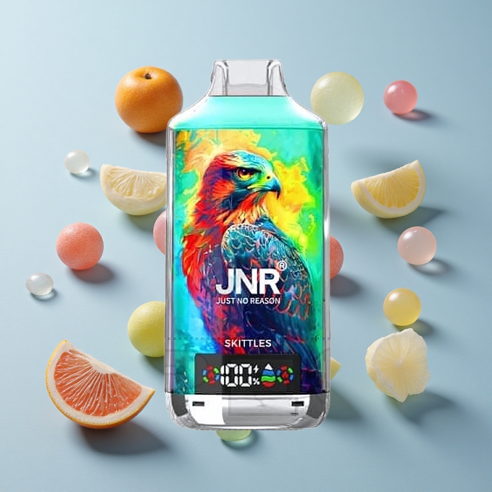 JNR Falcon X 18000 Puffs Skittles Dual Mesh Coil Disposable Vape