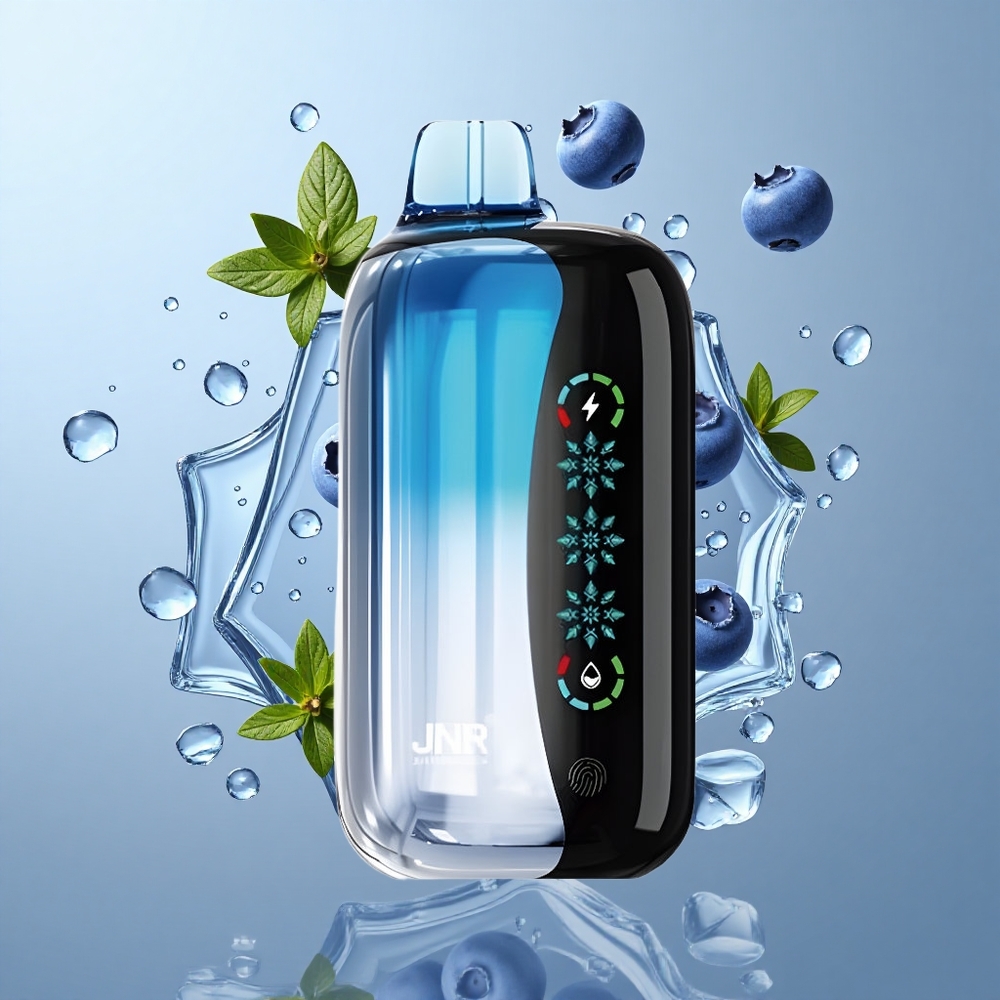 JNR Flex Ice 21000 Puffs Disposable Vape Touch Screen Blueberry Ice