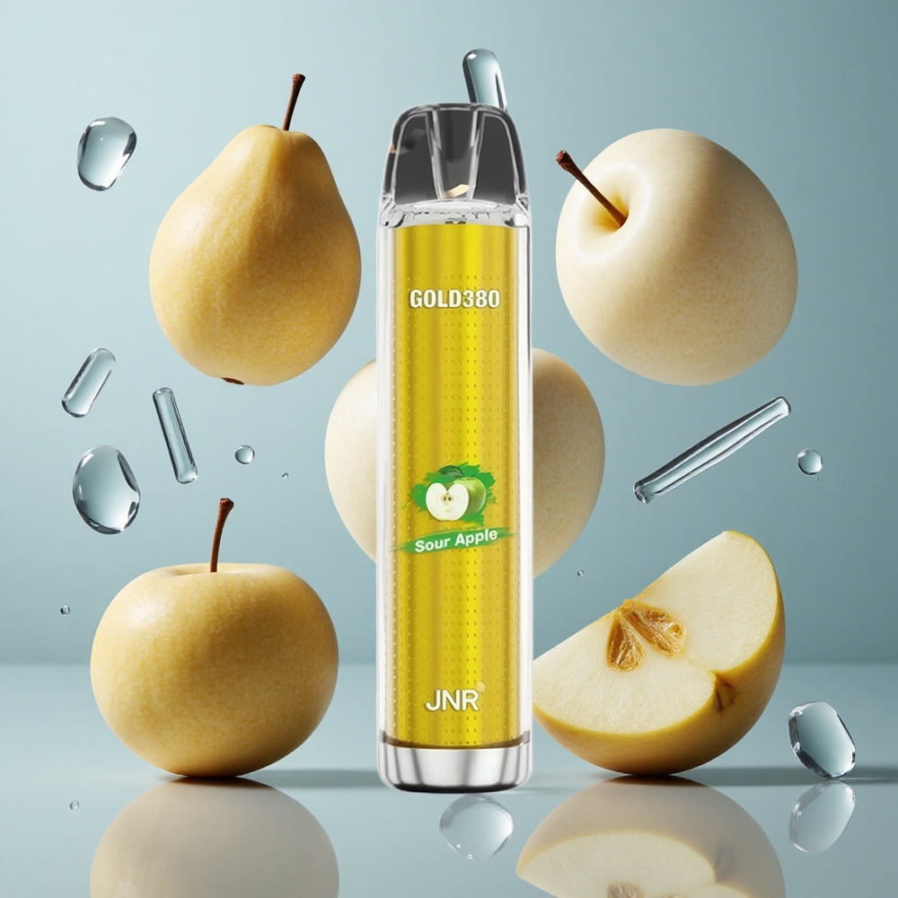 JNR Gold380 6000 Puffs 13ml Sour Apple Disposable Vape