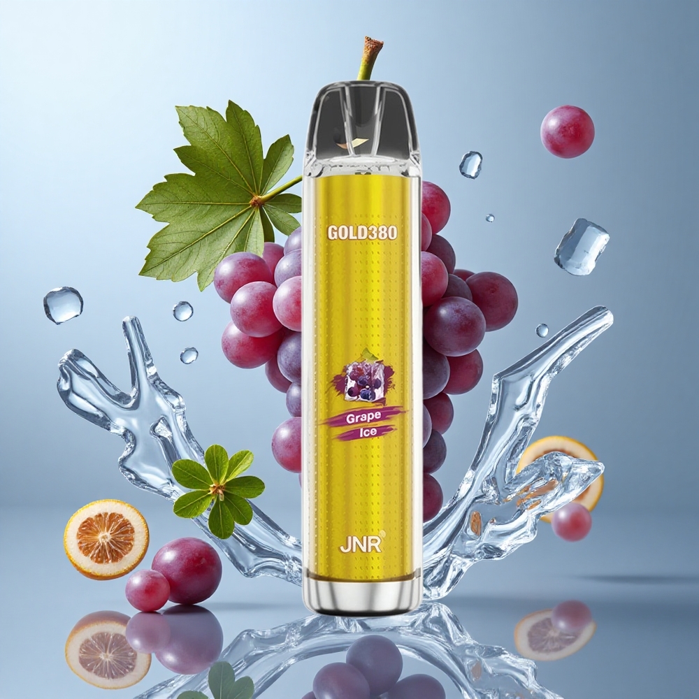 JNR Gold380 6000 Puffs Disposable Vape Grape Ice with 1500mAh Battery