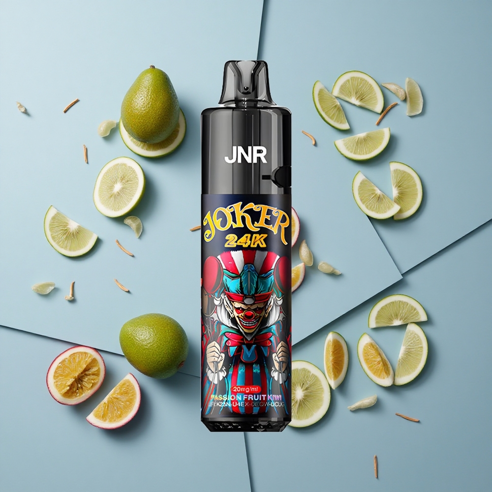 JNR Joker 24K Puffs Refillable Passion Fruit Kiwi with 800mAh Battery